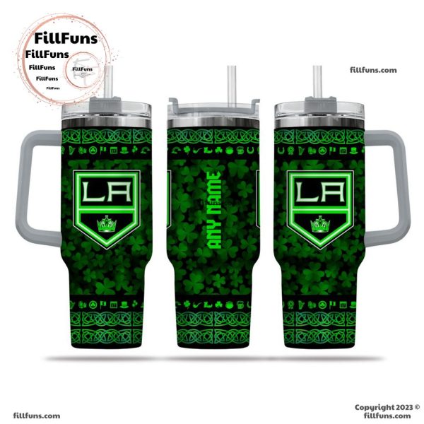 NHL Los Angeles Kings Special St. Patrick’s Day 40oz Tumbler With Handle