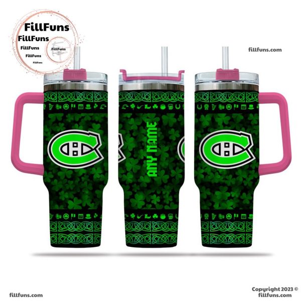 NHL Montreal Canadiens Special St. Patrick’s Day 40oz Tumbler With Handle