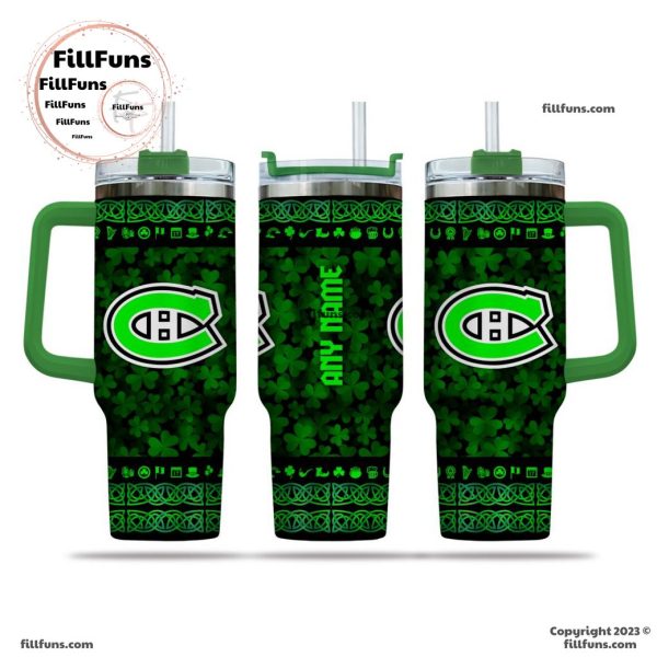 NHL Montreal Canadiens Special St. Patrick’s Day 40oz Tumbler With Handle