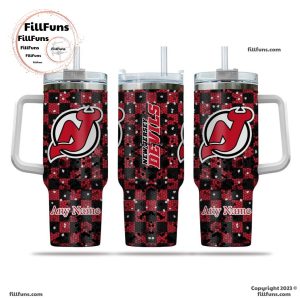NHL New Jersey Devils Special Design 40oz Tumbler With Handle