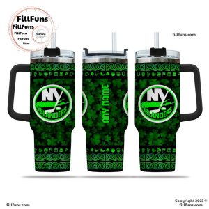NHL New York Islanders Special St. Patrick’s Day 40oz Tumbler With Handle