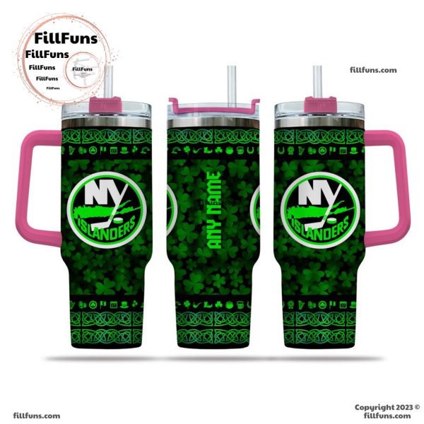 NHL New York Islanders Special St. Patrick’s Day 40oz Tumbler With Handle