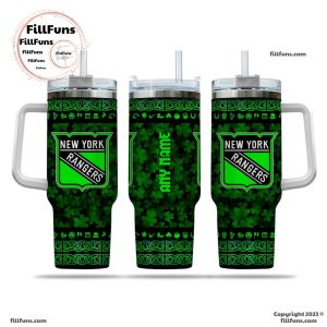 NHL New York Rangers Special St. Patrick’s Day 40oz Tumbler With Handle