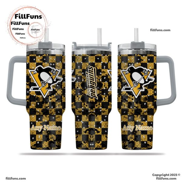 NHL Pittsburgh Penguins Special Design 40oz Tumbler With Handle