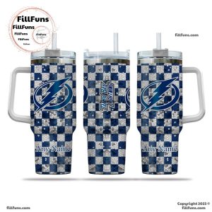NHL Tampa Bay Lightning Special Design 40oz Tumbler With Handle