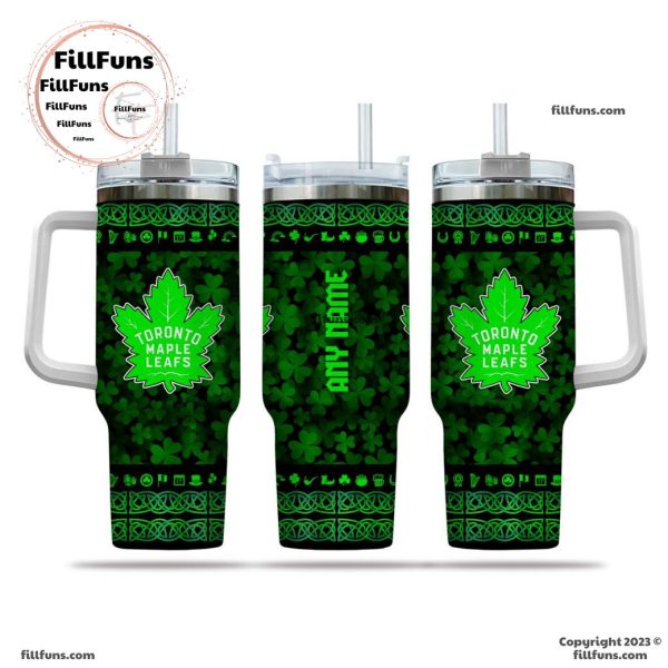 NHL Toronto Maple Leafs Special St. Patrick’s Day 40oz Tumbler With Handle