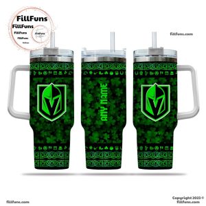 NHL Vegas Golden Knights Special St. Patrick’s Day 40oz Tumbler With Handle