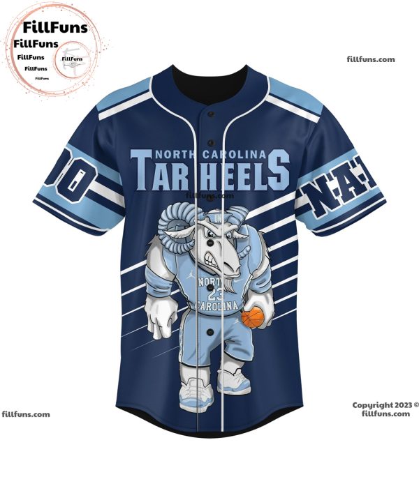 North Carolina Tar Heels Straight Outta Tarheel Country Custom Baseball Jersey