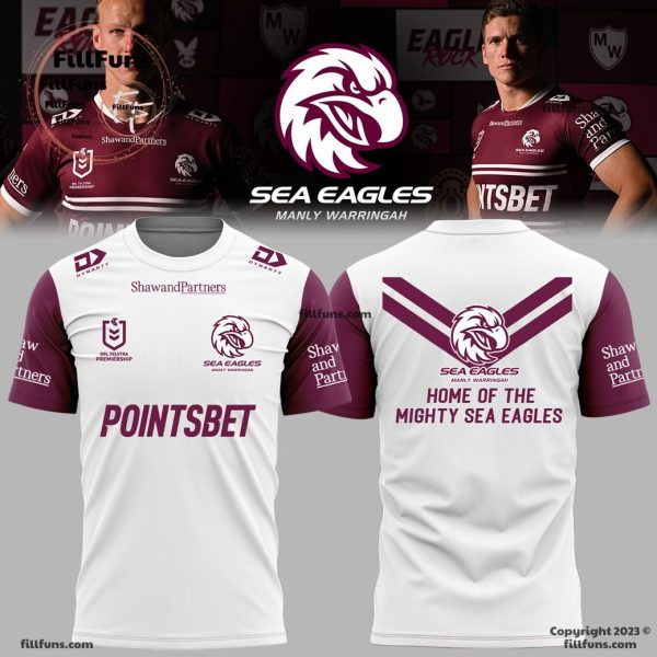 NRL Manly Warringah Sea Eagles Home Of The Mighty Sea Eagles Hoodie, Jogger, Cap