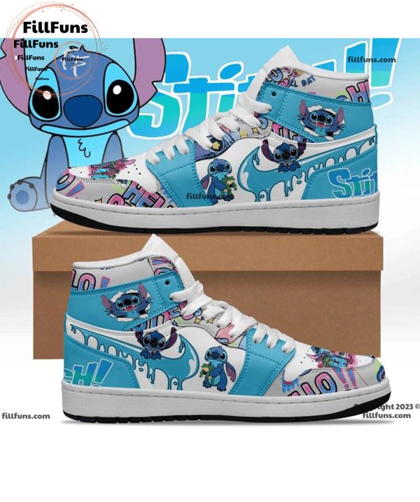 Ohana Hello Stitch Air Jordan 1 Shoes