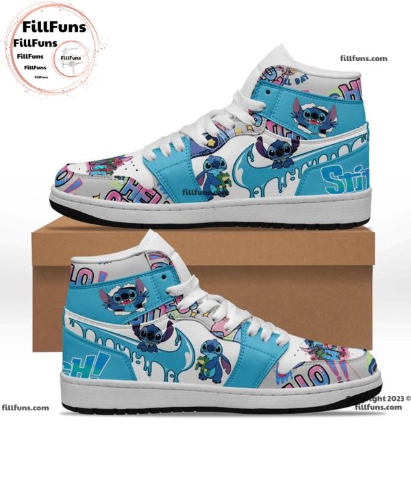 Ohana Hello Stitch Air Jordan 1 Shoes