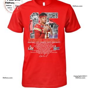 Patrick Mahomes Kansas City Chiefs 2017 – Fresent T-Shirt