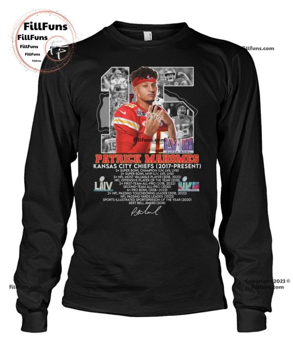 Patrick Mahomes Kansas City Chiefs 2017 – Fresent T-Shirt