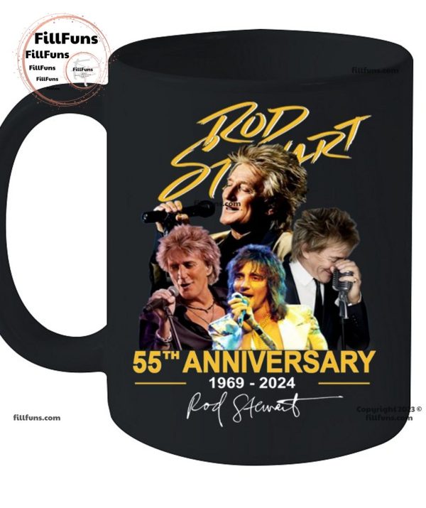 Rod Stewart 55th Anniversary 1969 – 2024 T-Shirt