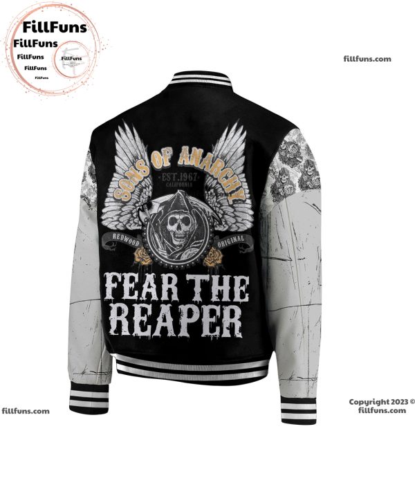 Sons Of Anarchy Fear The Reaper Baseball Jacket