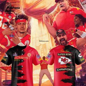 Special Super Bowl LVIII Champions Kansas City Chiefs Baseball Jersey