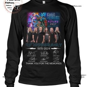 The Future Past Tour 2024 Iron Maiden 49th Anniversary 1975-2024 Thank You For The Memories Unisex T-Shirt