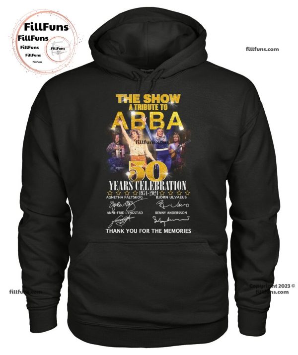 The Show A Tribute To ABBA 50 Years Celebration 1974-2024 Thank You For The Memories T-Shirt