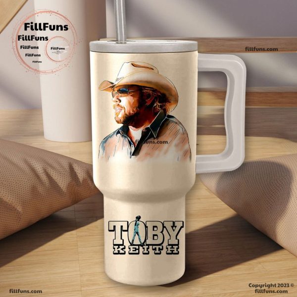 Toby Keith 40Oz Tumbler With Handle