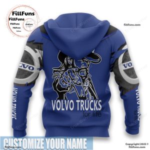Volvo Trucks For Life Personalized Hoodie