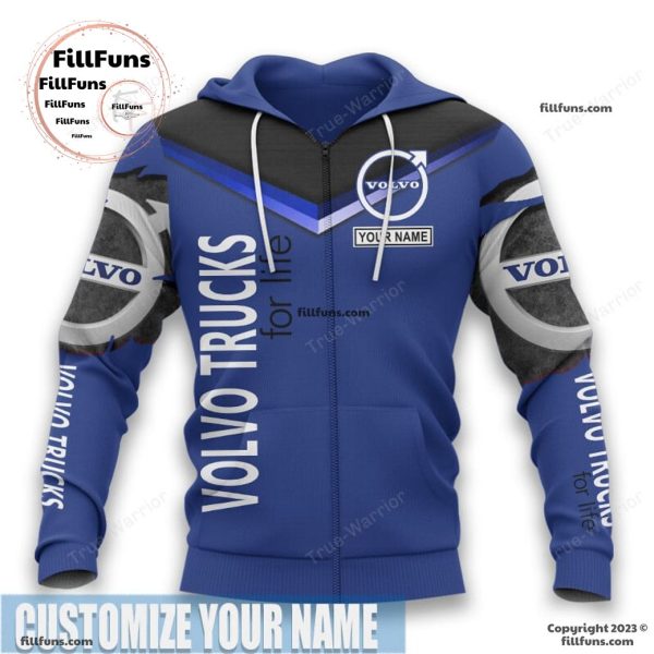 Volvo Trucks For Life Personalized Hoodie