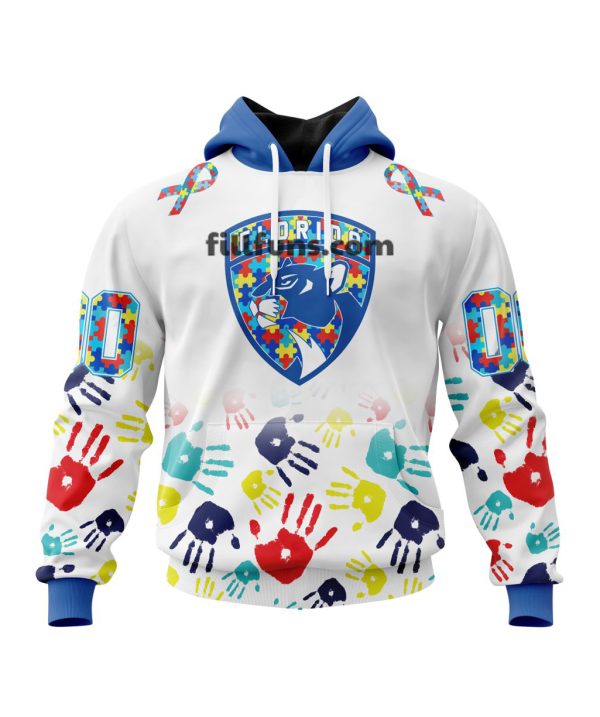 Personalized NHL Florida Panthers Special Autism Awareness Design Hoodie
