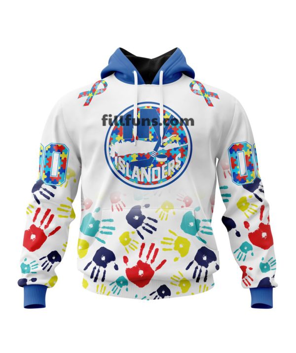 Personalized NHL New York Islanders Special Autism Awareness Design Hoodie
