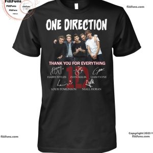 One Direction Thank You For Everything T-Shirt