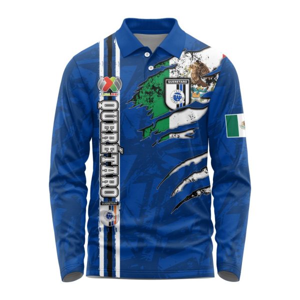 LIGA MX Queretaro F.C Special Long Sleeve Polo Design Kits