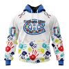 Personalized NHL Minnesota Wild Special Autism Awareness Design Hoodie