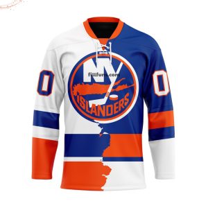 NHL New York Islanders Personalized Home Mix Away Hockey Jersey