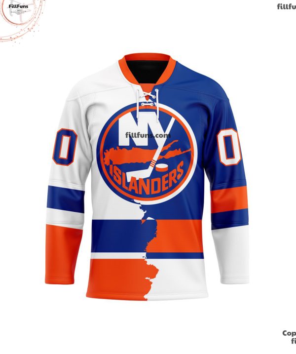 NHL New York Islanders Personalized Home Mix Away Hockey Jersey