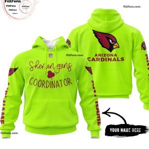 Custom Name NFL Arizona Cardinals Shenanigans Coordinator Hoodie