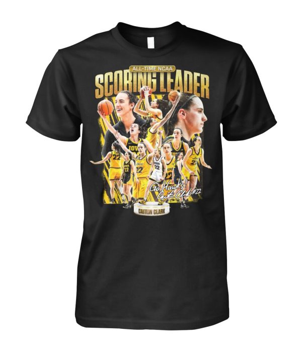 All-Time NCAA Scoring Leader Caitlin Clark T-Shirt