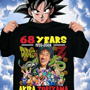 68 Years 1955-2024 Akira Toriyama Thank You For The Memories T-Shirt
