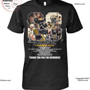 Jaromir Jagr Pittsburgh Penguins 1990-2001 Thank You For The Memories T-Shirt
