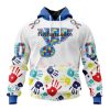 Personalized NHL Tampa Bay Lightning Special Autism Awareness Design Hoodie