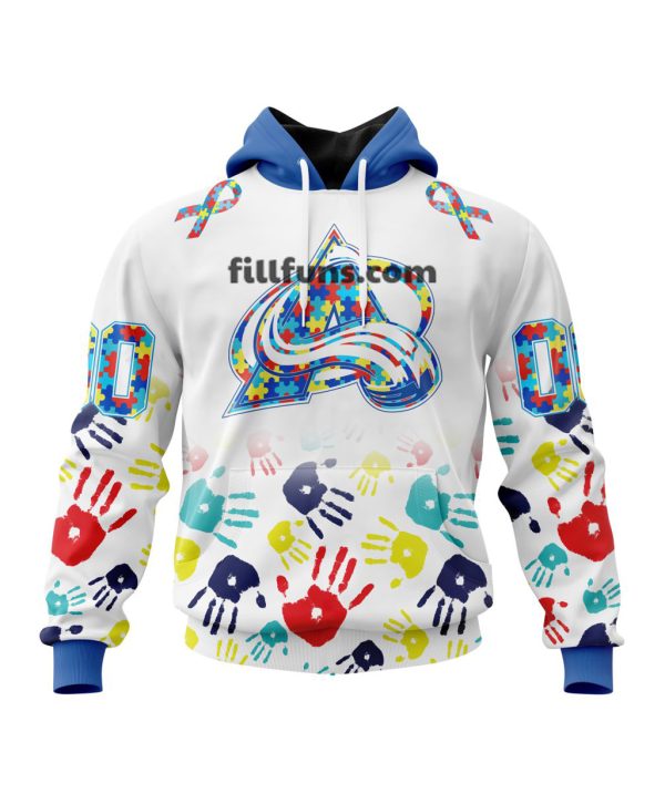 Personalized NHL Colorado Avalanche Special Autism Awareness Design Hoodie