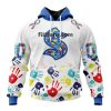 Personalized NHL San Jose Sharks Special Autism Awareness Design Hoodie