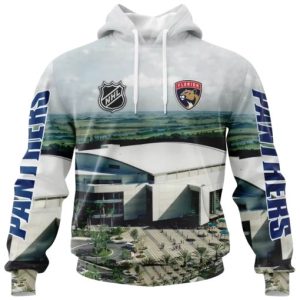 NHL Florida Panthers Personalized Arena Skyline Design 3D Hoodie