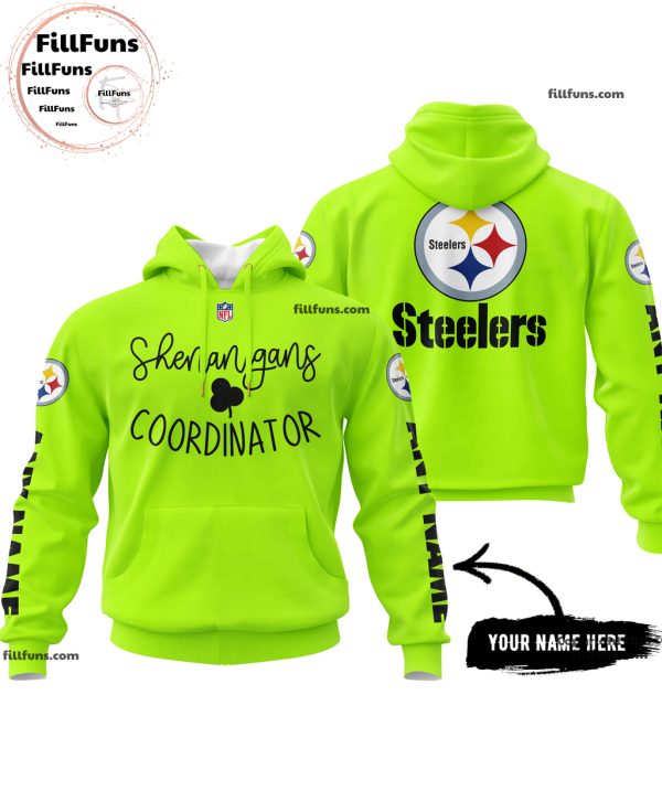Custom Name NFL Pittsburgh Steelers Shenanigans Coordinator Hoodie