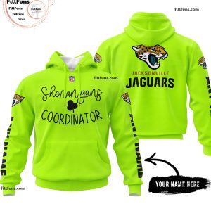 Custom Name NFL Jacksonville Jaguars Shenanigans Coordinator Hoodie
