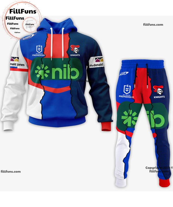 NRL Newcastle Knights Special Mix Jersey Hoodie Joggers Set