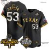 Men’s Texas Rangers 2023 World Series Champions Corey Seager #5 Baseball Jersey