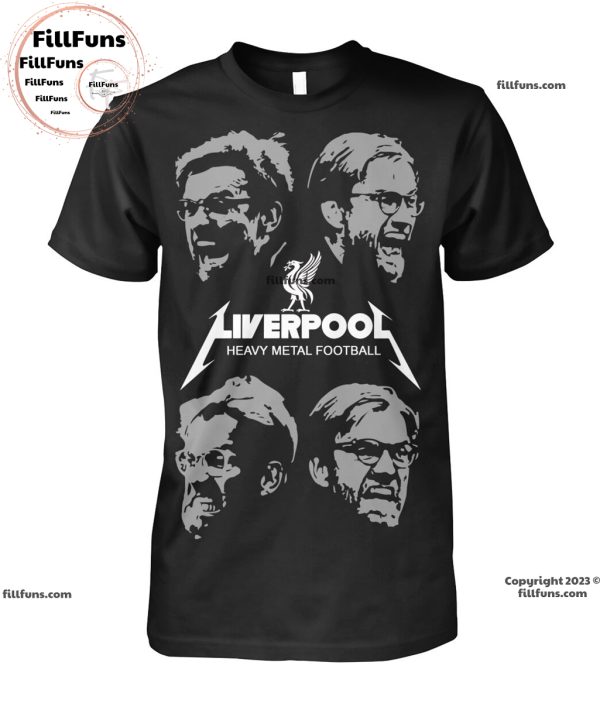 Liverpool Heavy Metal Football Jurgen Klopp Angry T-Shirt
