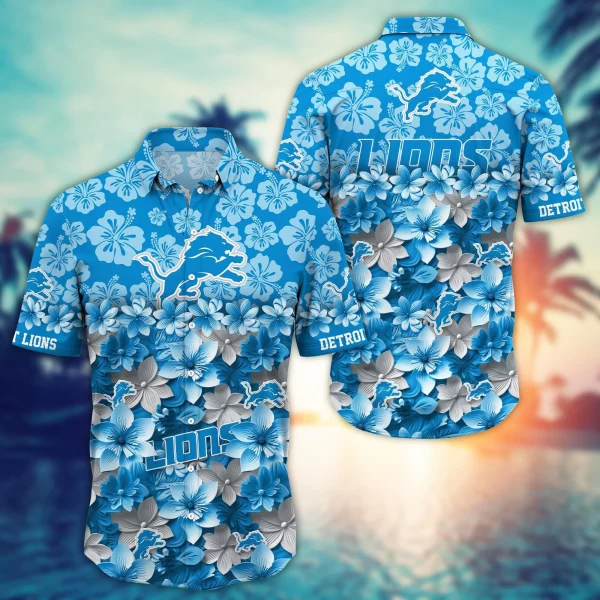 Detroit Lions NFL Hawaiian Shirt Trending Summer