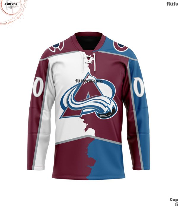 NHL Colorado Avalanche Personalized Home Mix Away Hockey Jersey