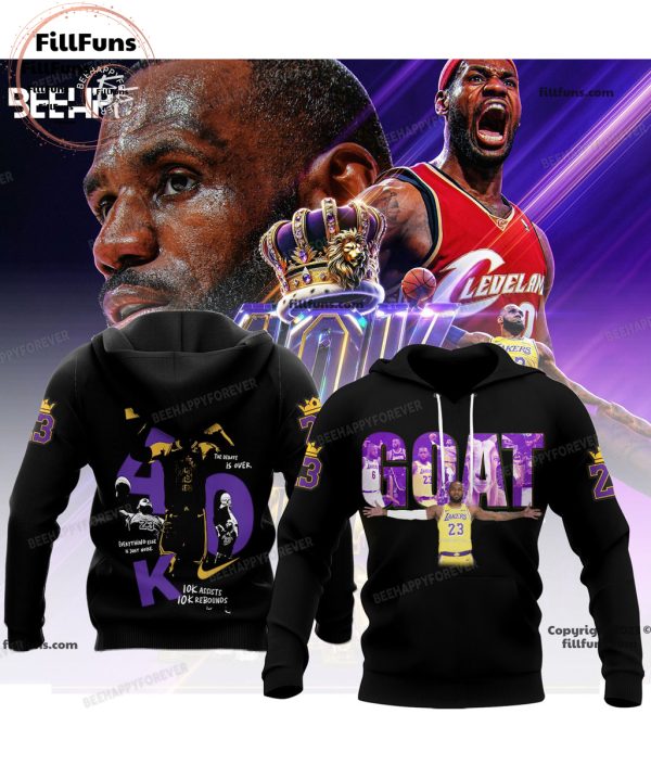 Lebron James G.O.A.T The Debate Is Over Black Hoodie