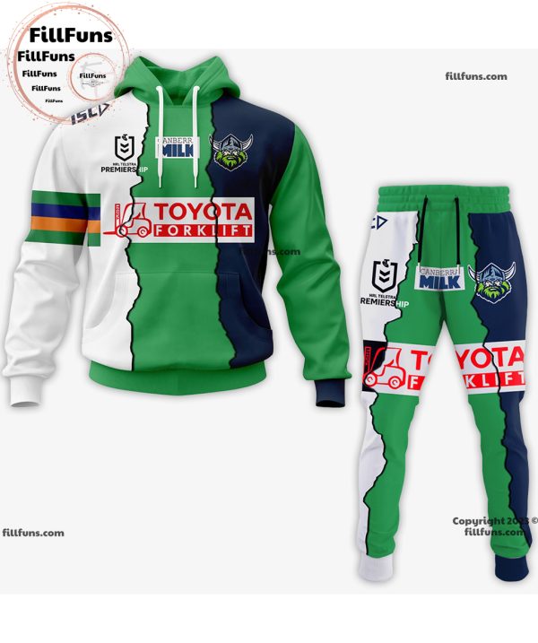 NRL Canberra Raiders Special Mix Jersey Hoodie Joggers Set
