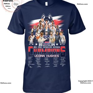 2024 Big East Regular Season Champions Uconn Huskies T-Shirt